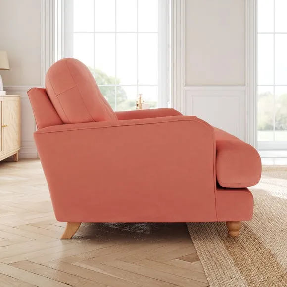 Martha Matte Plush Velvet Snuggle Sofa 2