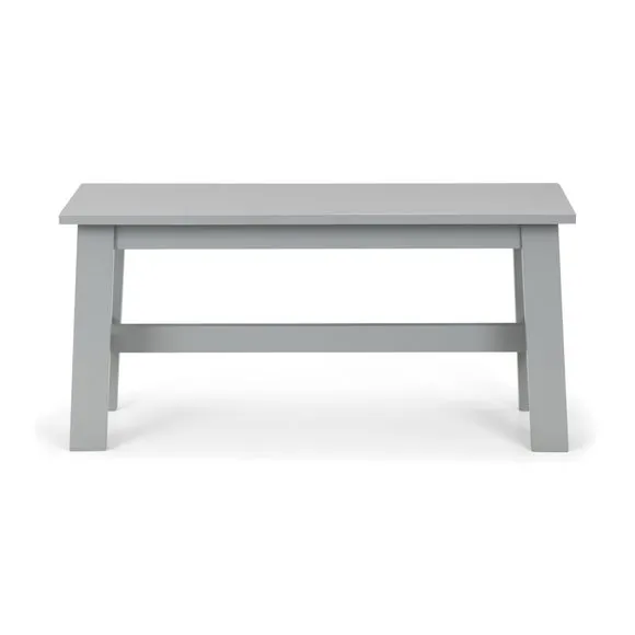 Kobe 2 Seater Dining Bench, Grey, 92cm 3