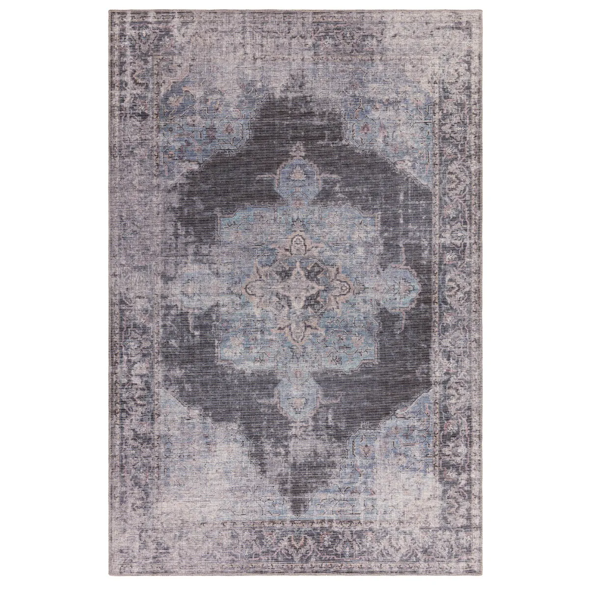 Myla Roya 160X230Cm Rug, Square, Grey Cotton Blend | W160cm | Barker & Stonehouse