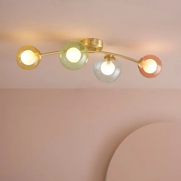Eliza 4 Light Semi Flush Ceiling Light