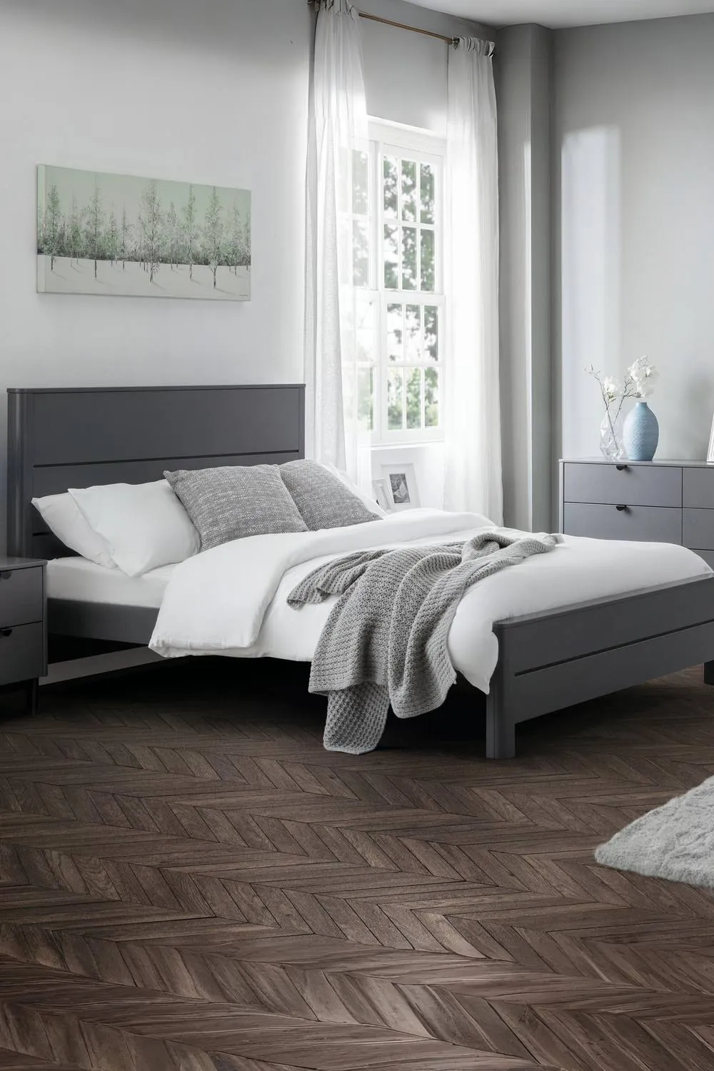 Julian Bowen Chlo Bed in Grey