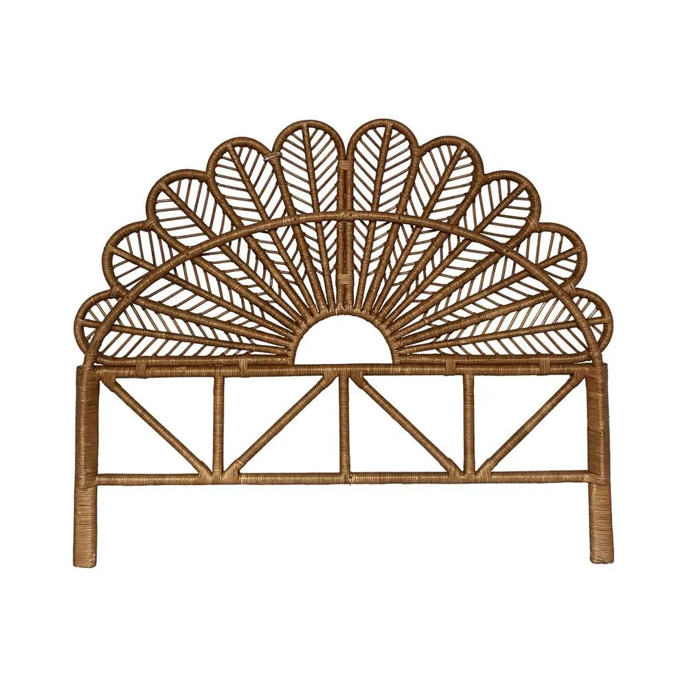sweeek Dark rattan headboard in Dark Brown 4