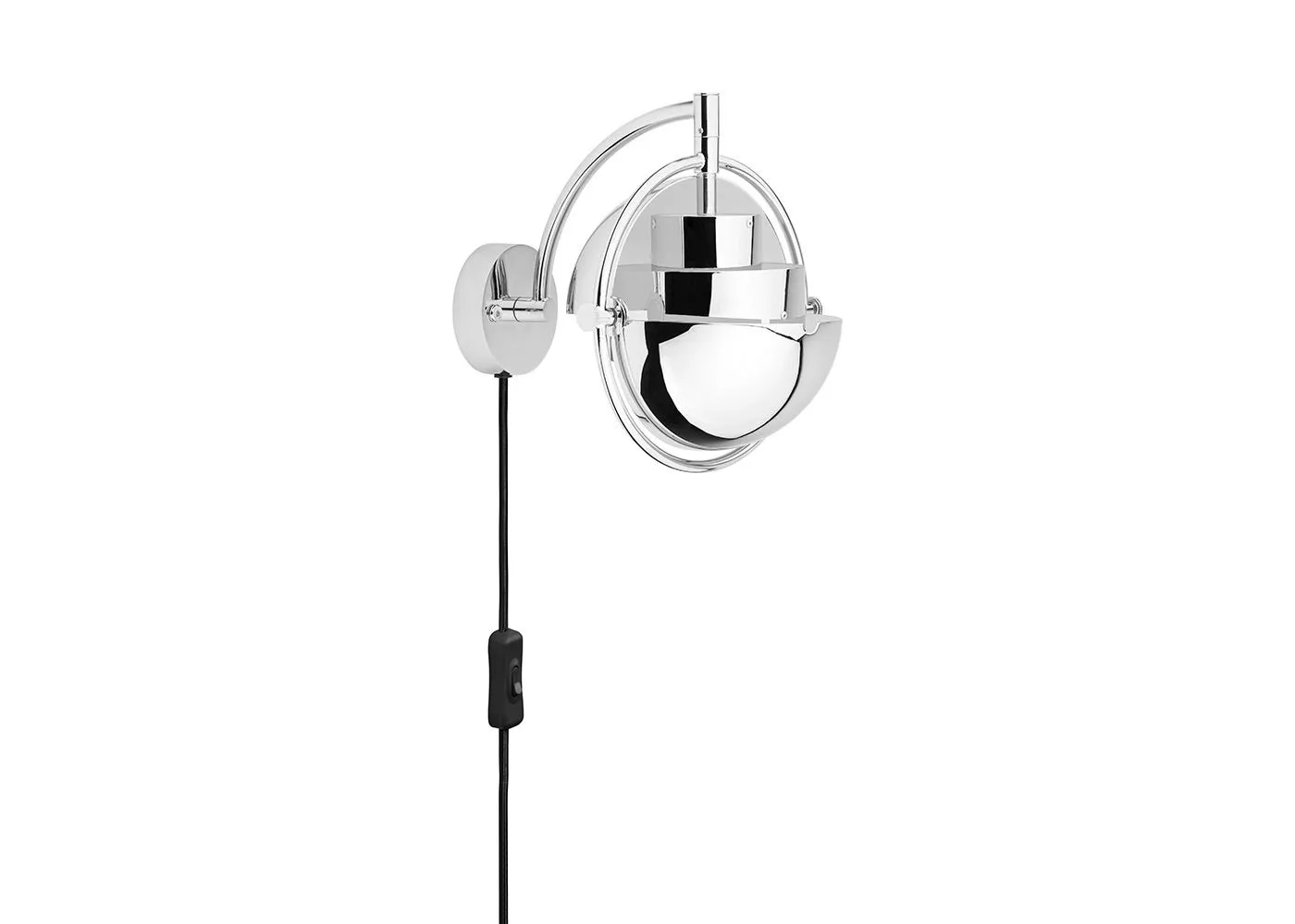 Gubi Multi-Lite Wall Light Chrome 1