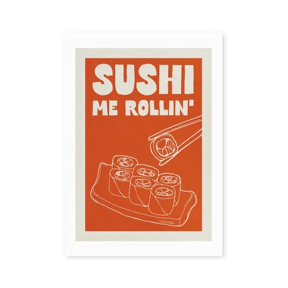 East End Prints Sushi Me Rollin Print 2