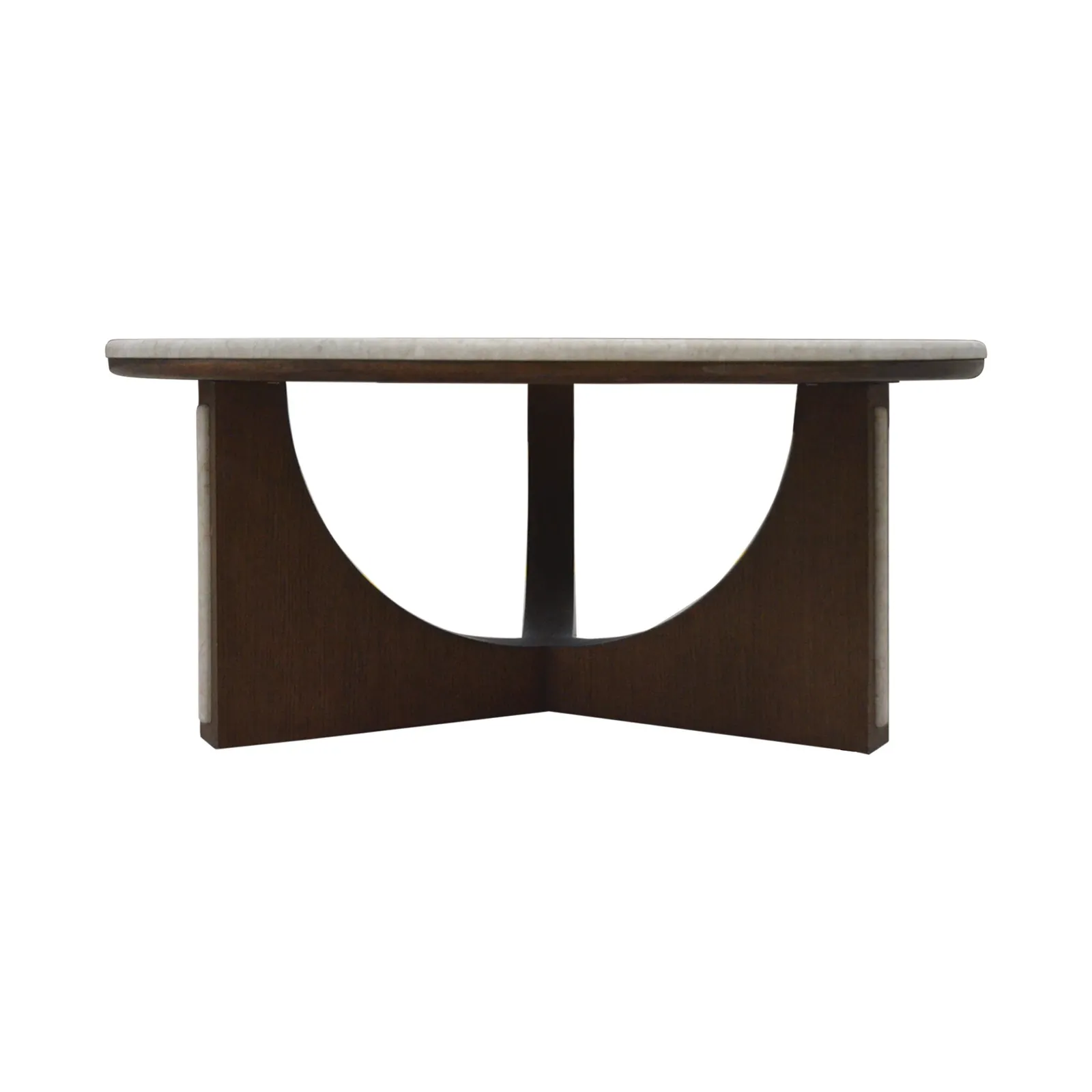 Leda Coffee Table, Round, Grey Marble | Barker & Stonehouse 6