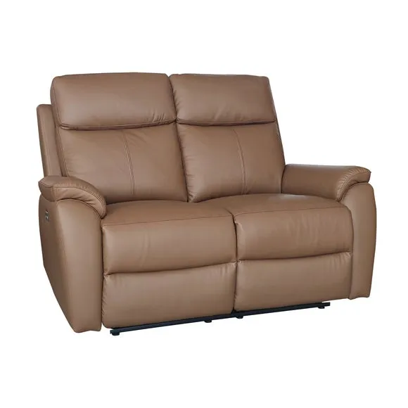 Aspire Kingsmere Leather Power Recliner 2 Seater Sofa 6