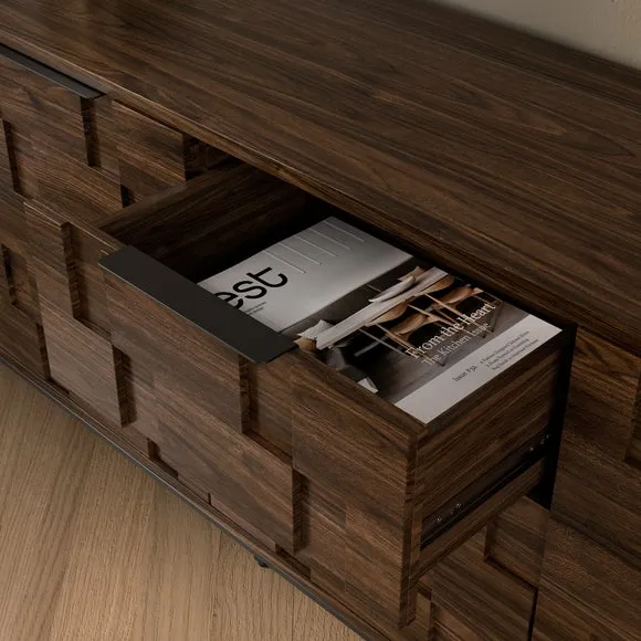 Watson Extra Wide Sideboard, Wood Effect 6