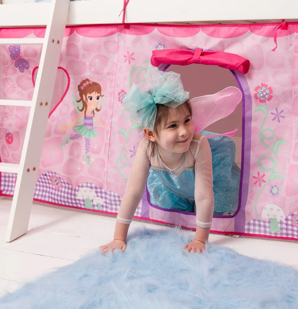 Nöa and Nani Moro Cabin Bed Midsleeper with Fairies Tent in White 2