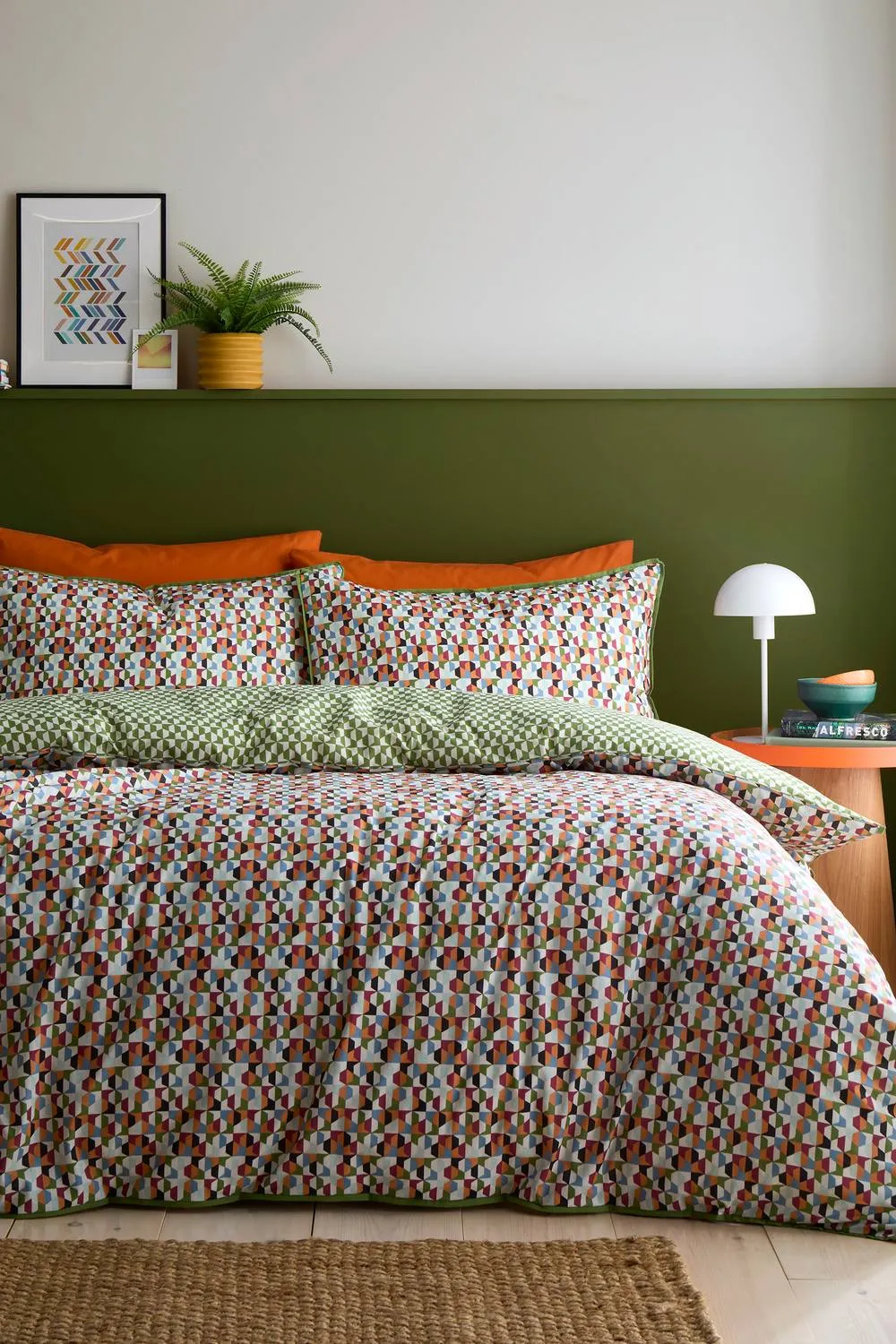 Appletree 'Star Geo' 100% Cotton Duvet Cover Set