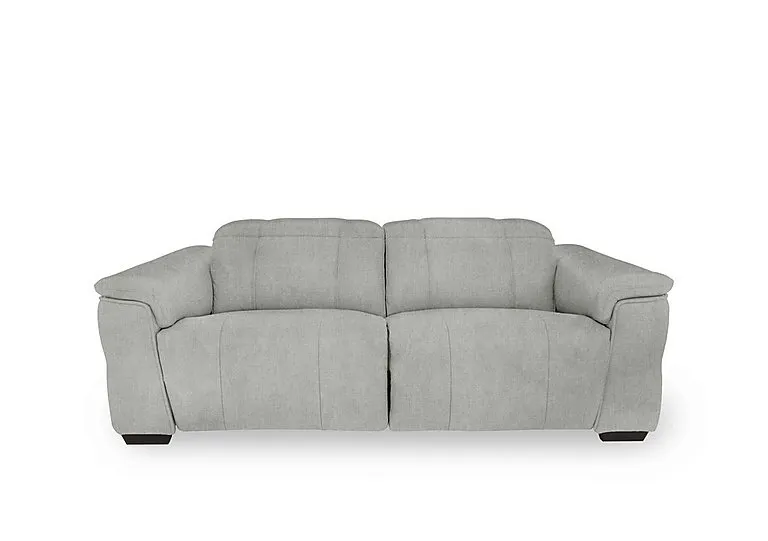 Inca Fabric 3 Seater Power Recliner Sofa with Power Headrests - Manhattan Stone