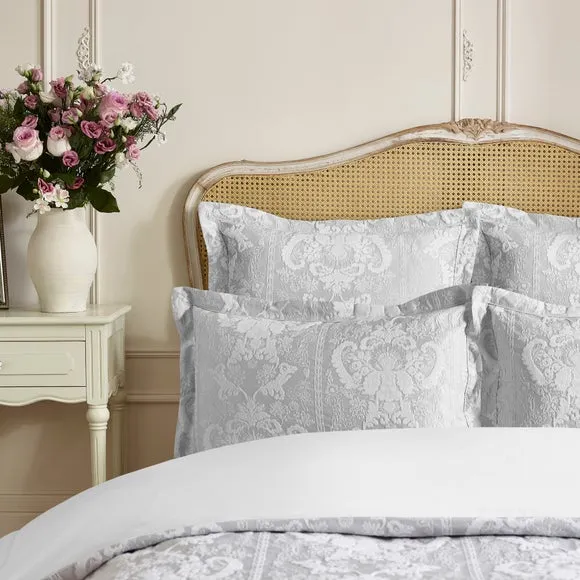 Dorma Vivana Damask 100% Cotton Duvet Cover & Pillowcase Set 2