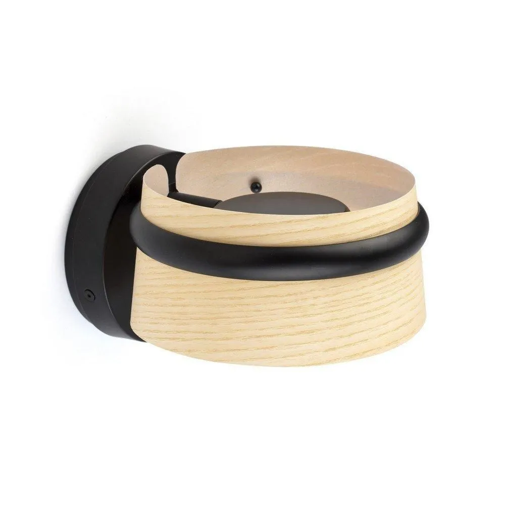 Netlighting Loop Integrated LED Wall Light Black 2700K