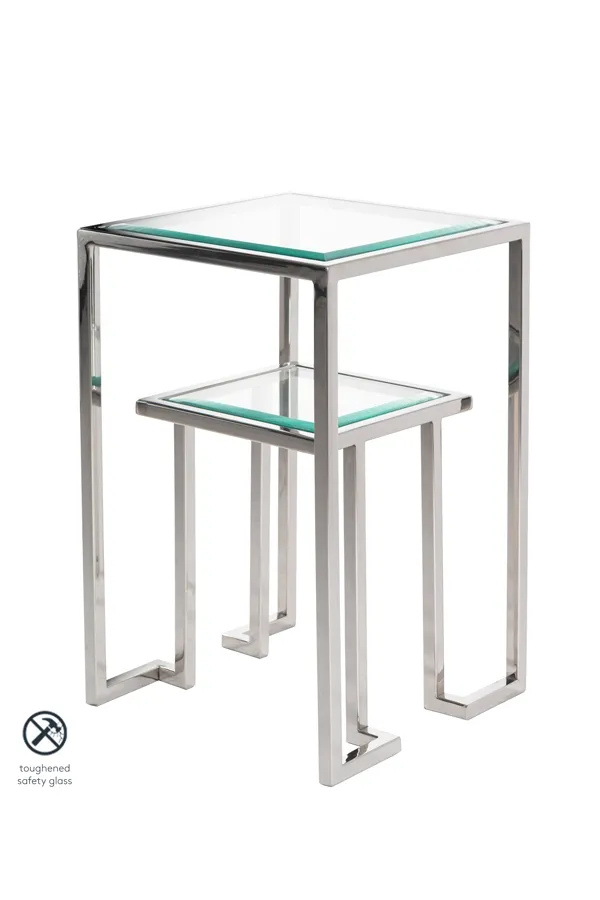Anta Silver Side Table