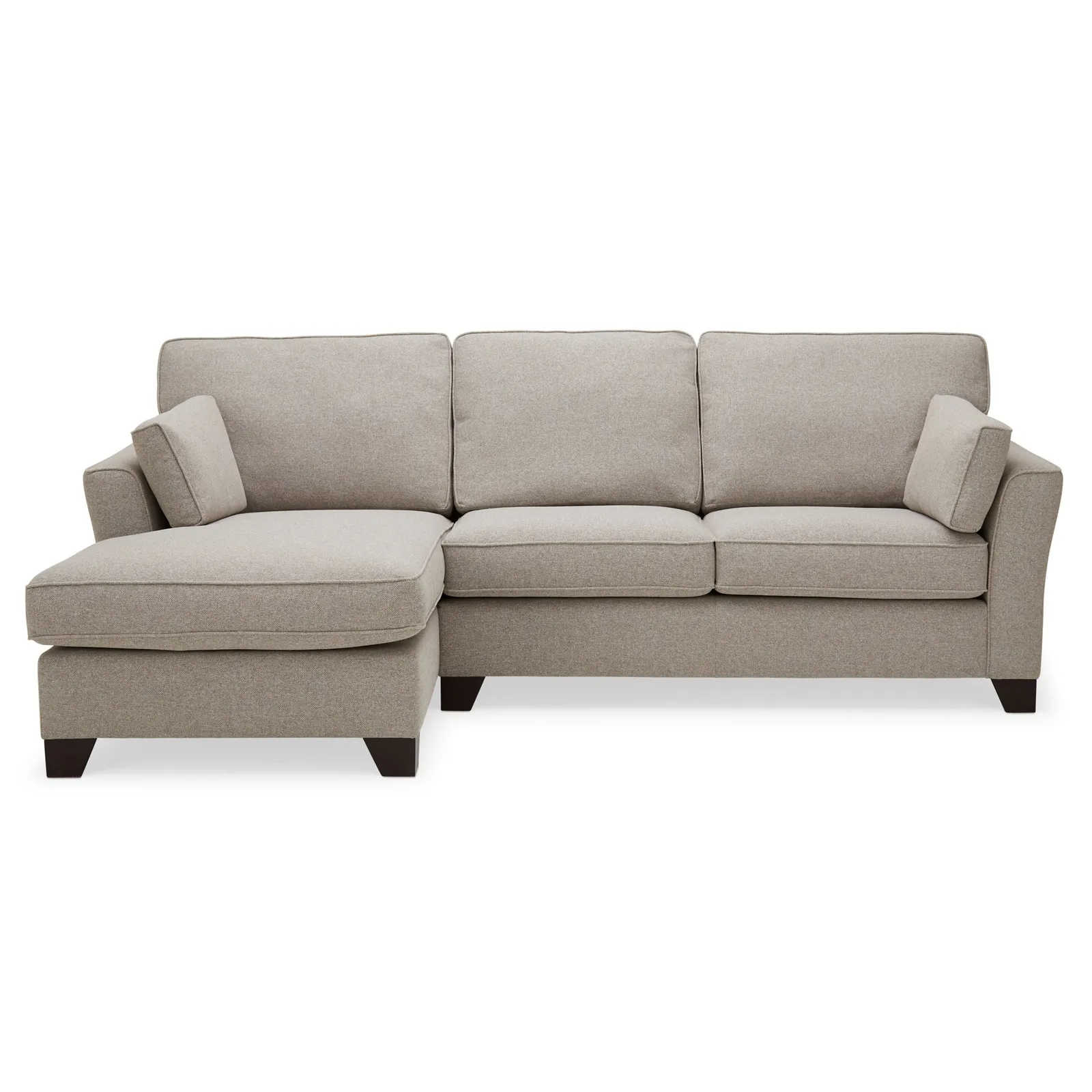 Grayson Left Hand Corner Chaise Sofa Brown