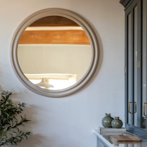 Cedar and Sage Meadow Round Wall Mirror 1