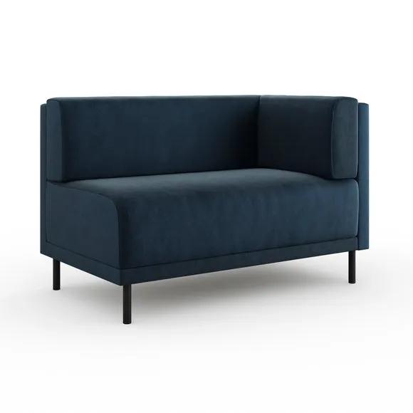 Mae Corner Dining Bench, Matte Plush Velvet 6
