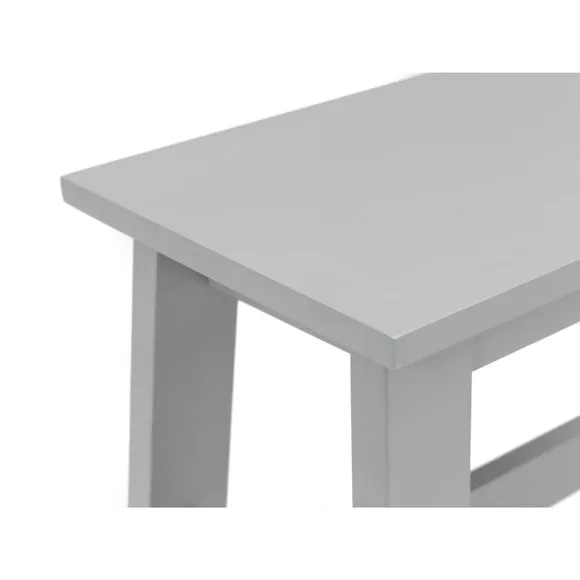 Kobe 2 Seater Dining Bench, Grey, 92cm 4