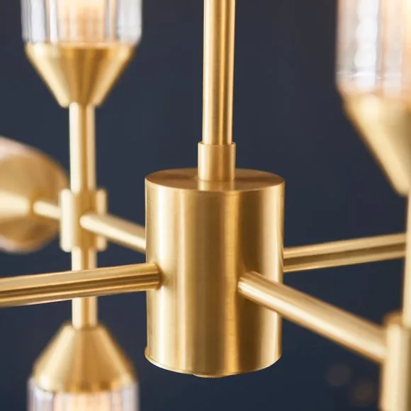 Vogue Bailey Art Deco 12 Light Adjustable Ceiling Light 2