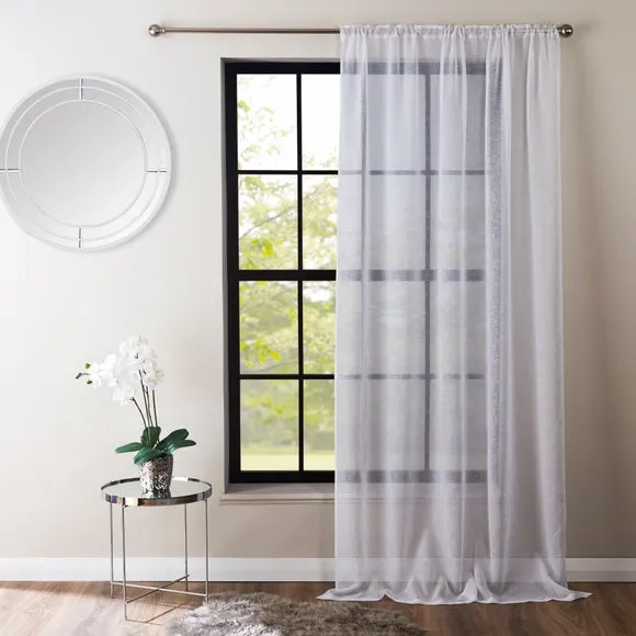 Luxe Texture Slot Top Voile Panel 2