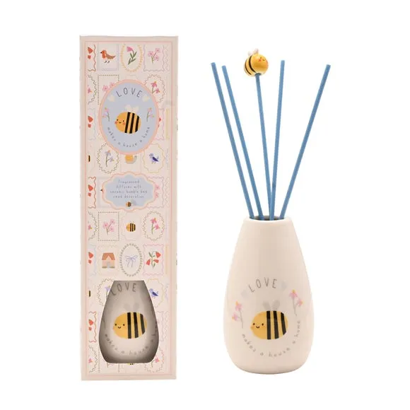 Love Life Love Home Lychee & Raspberry Ceramic Diffuser 2