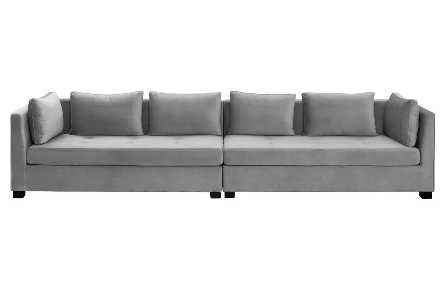 Berkley 6 seat Sofa / Double Day Bed - Dove Grey