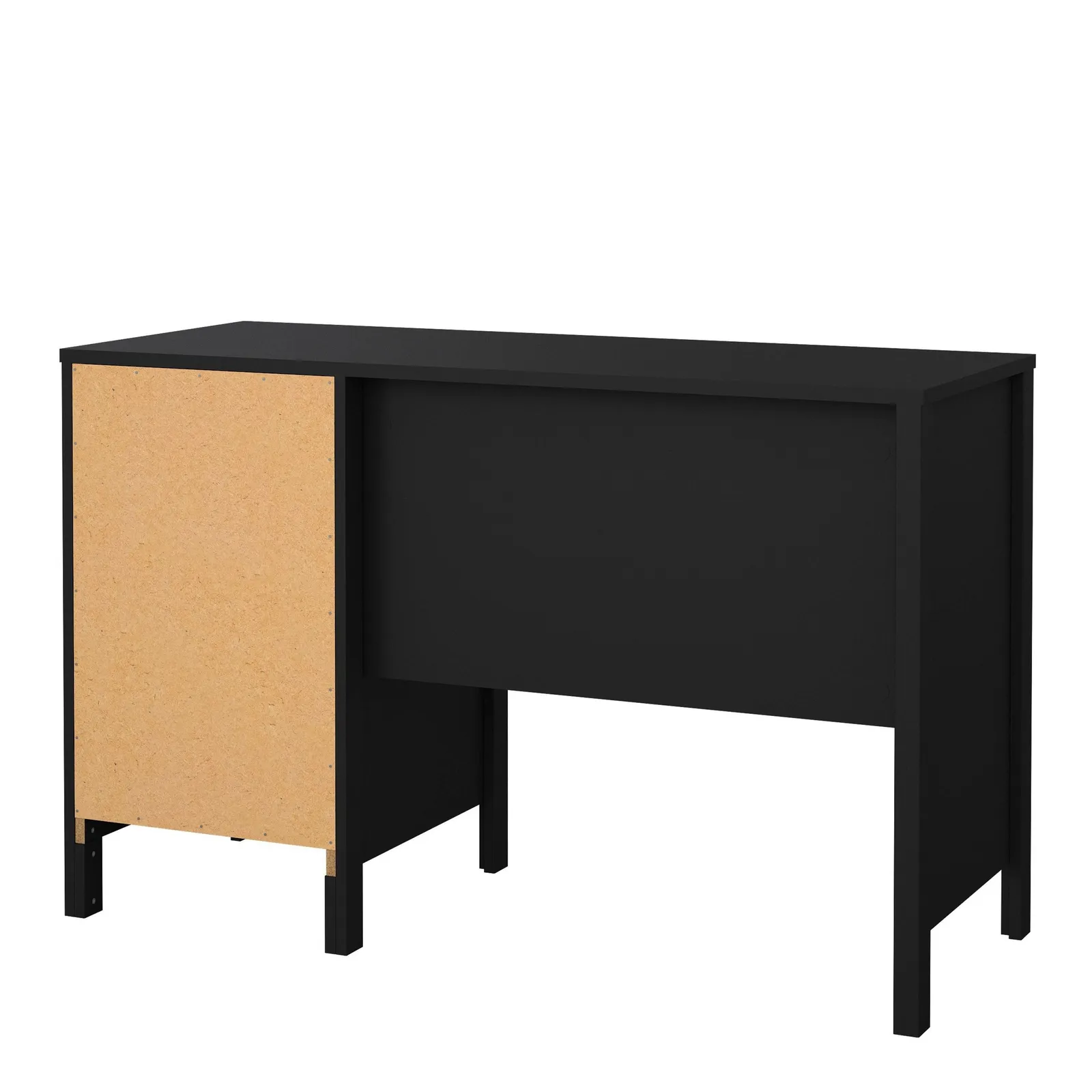 Furniture To Go Barcelona Desk 3 Drawers in Black 4