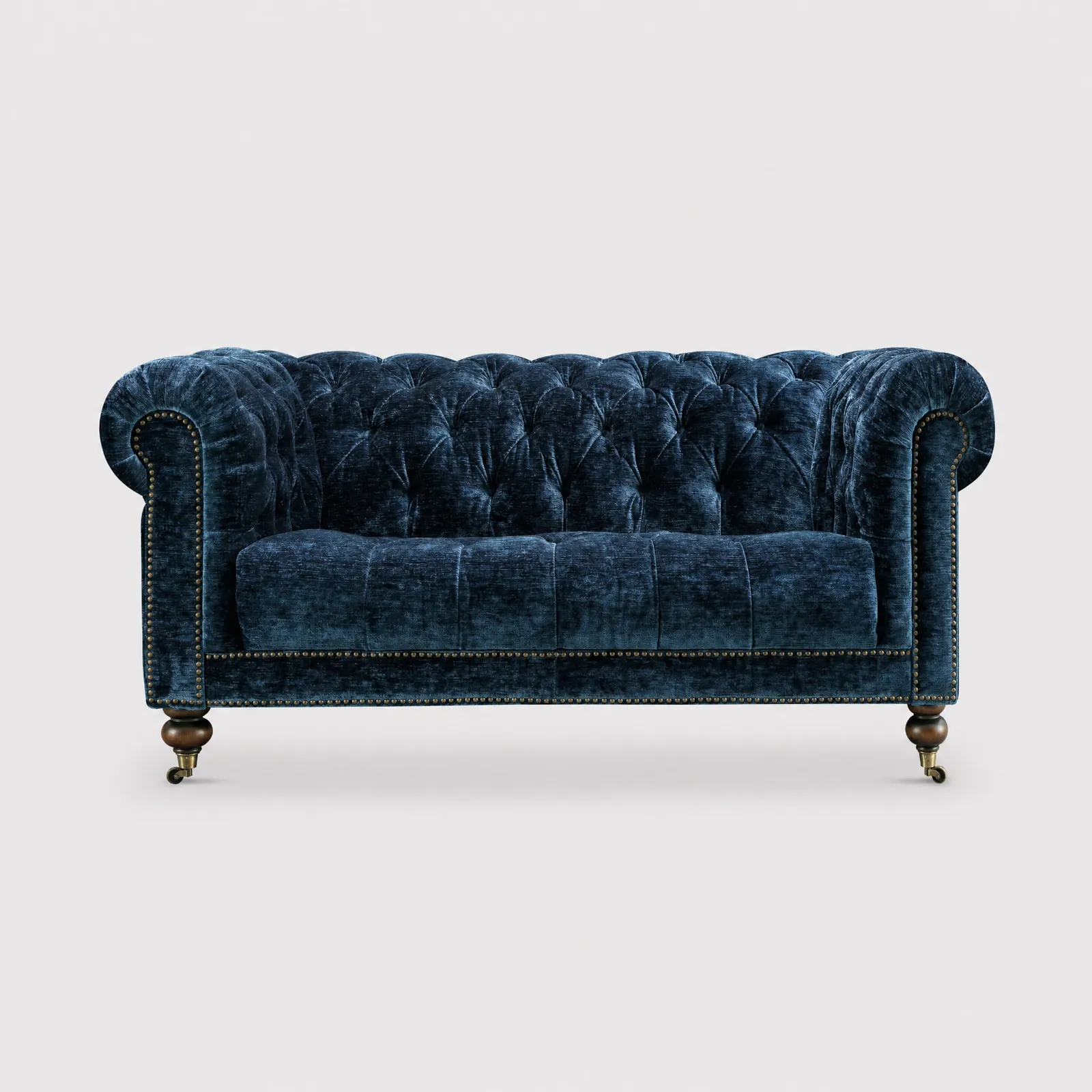Henley 2-Seater, Blue Fabric | Barker & Stonehouse