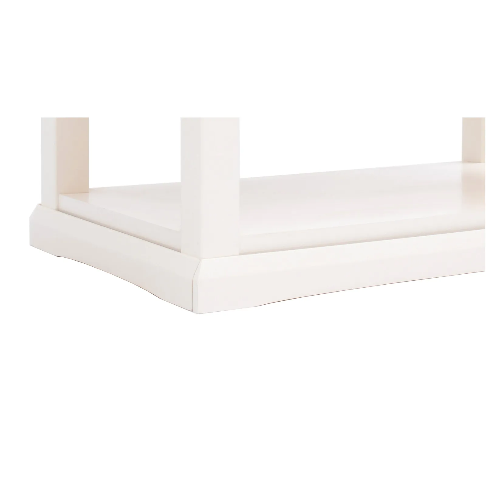 Cabinet Bits Coffee Table with Shelf - H45 W100 D60cm in Off-White 5