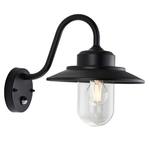 Vogue Theo Industrial PIR Sensor Outdoor Wall Light 6