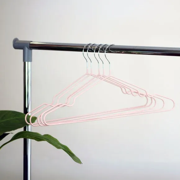 Set of 5 Coated Wire Hangers 2