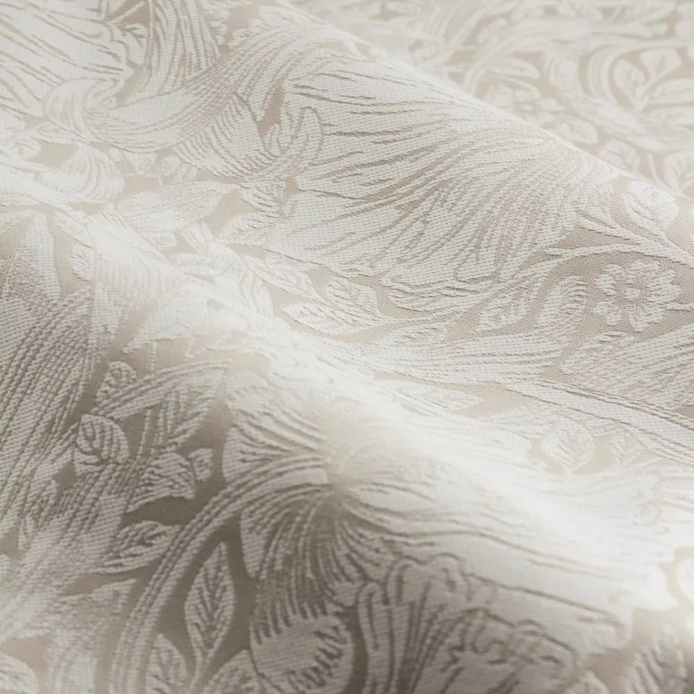 Morris & Co Pimpernel Jacquard Fully Lined Pencil Pleat Curtains in Cream 5