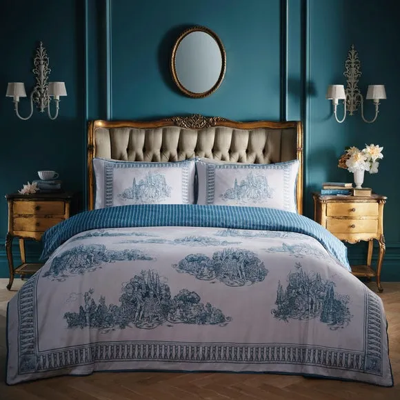 Laurence Llewelyn-Bowen Tuscan Toile 100% Cotton Duvet Cover & Pillowcase Set