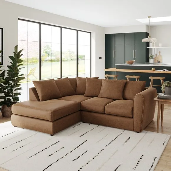 Blake Arizona Faux Leather Corner Chaise Sofa
