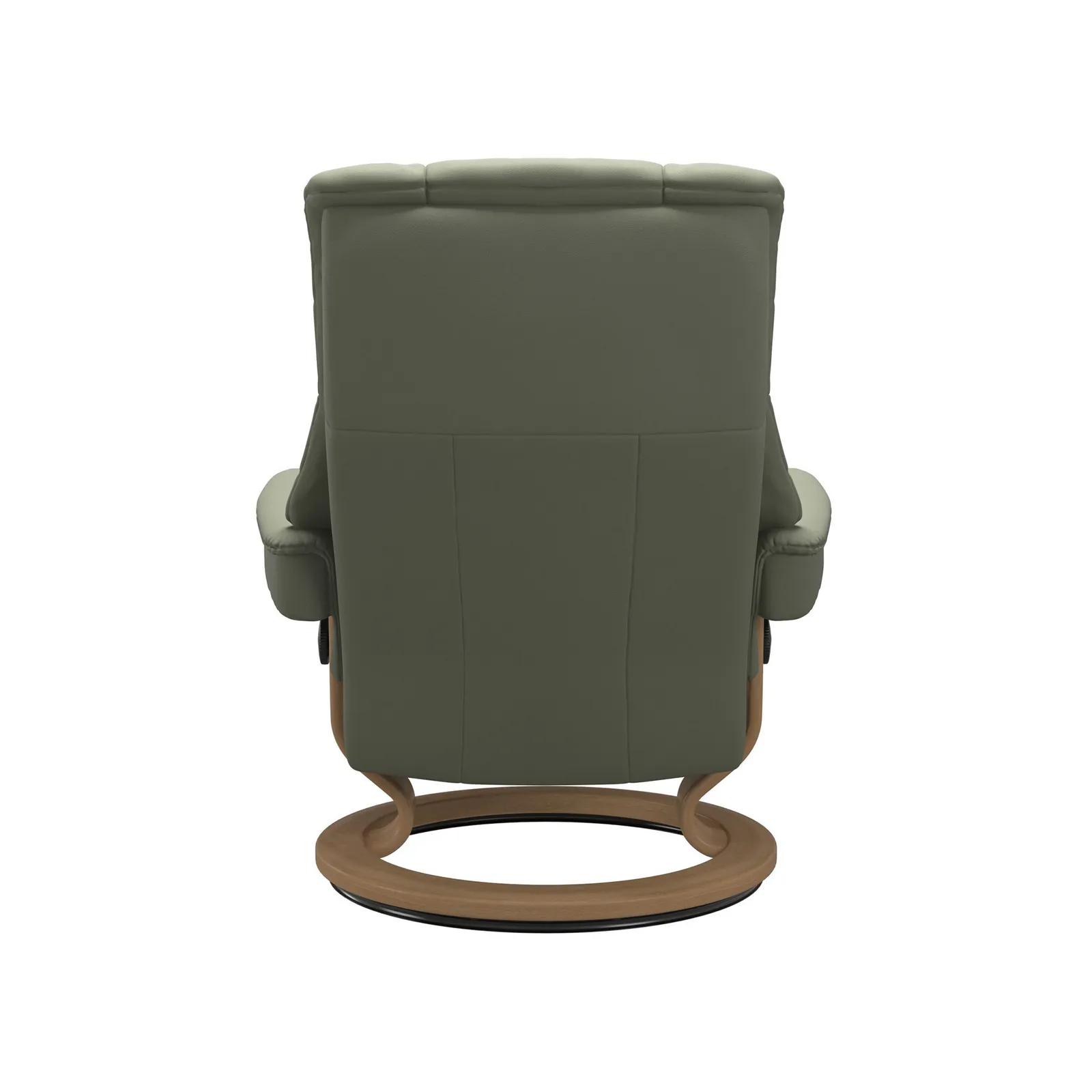 Stressless Mayfair Small Classic Recliner Chair & Footstool Leather | Barker & Stonehouse 4