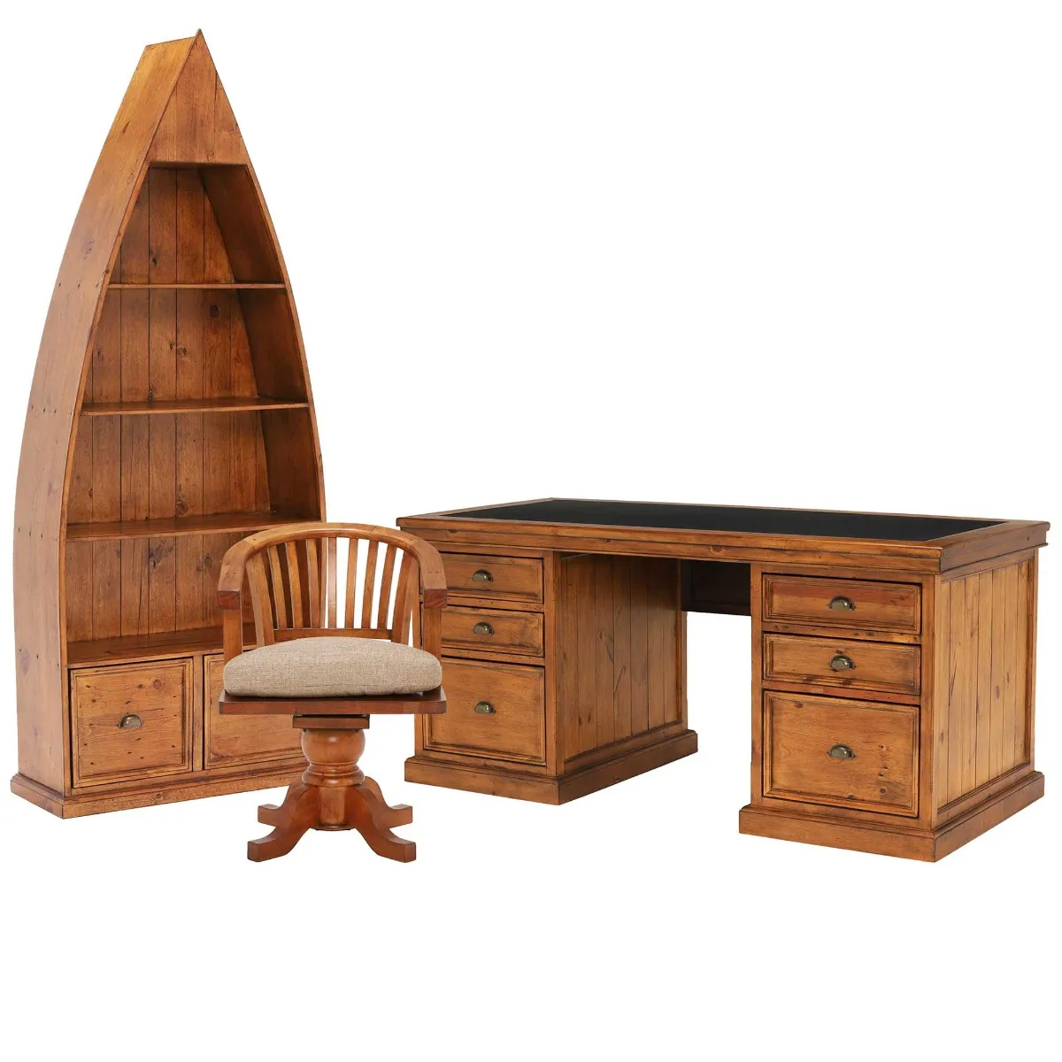 Villiers Reclaimed Wood Office Set