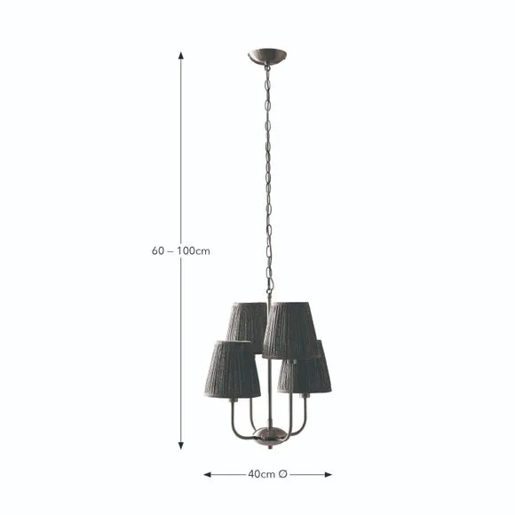 Adie 4 Light Chandelier 6