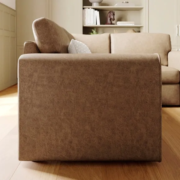 Abel Arizona Faux Leather Corner Sofa 3