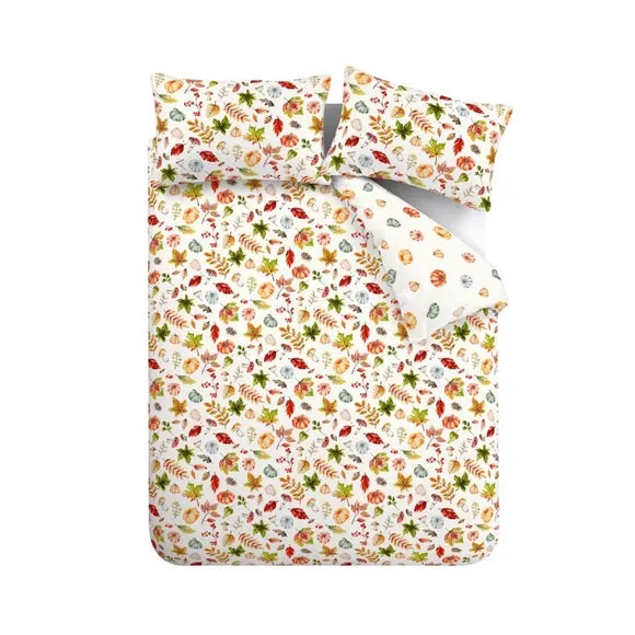 Catherine Lansfield Pumpkins Duvet Cover and Pillowcase Set 6