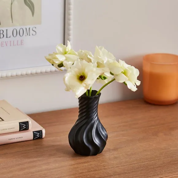 Organic Twist Ceramic Bud Vase 1