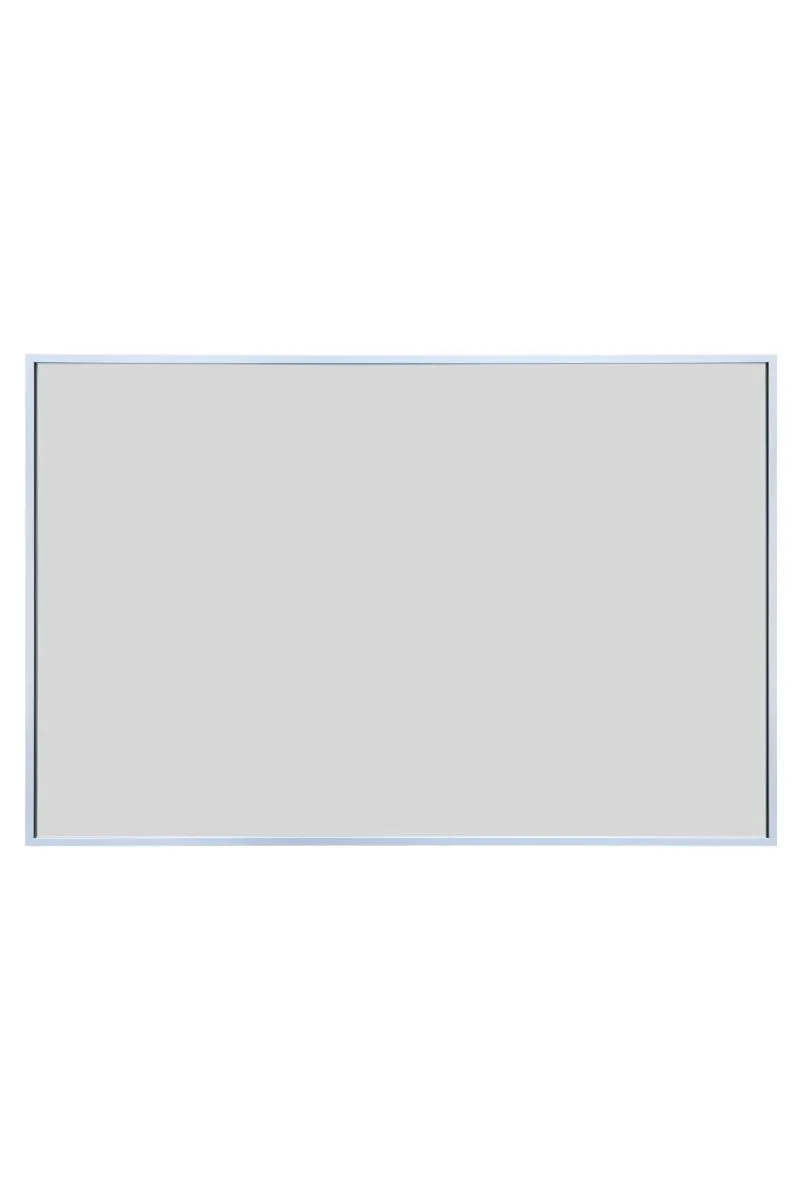 MirrorOutlet The Artus - Silver Aluminium Edged Wall Mirror 35" X 24" (90CM X 60CM) 4