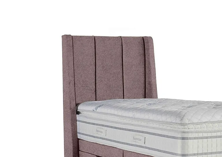 Vail Floor Standing Headboard - Single - Tweed Lilac