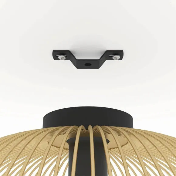 EGLO Venezuela Flush Ceiling Light 2