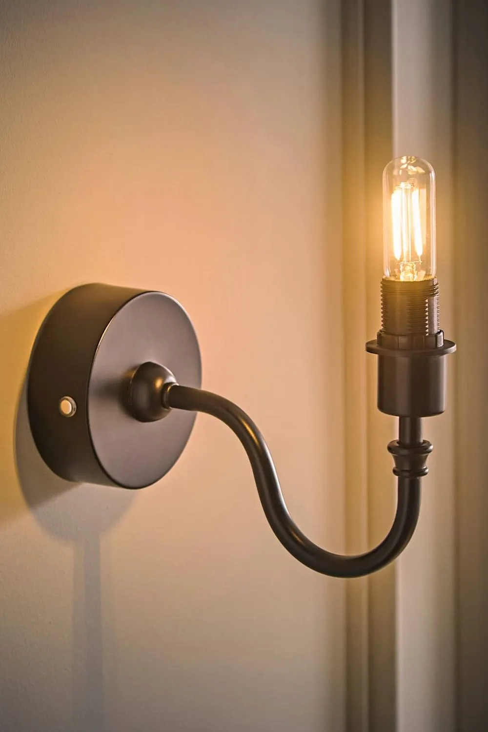 ValueLights Lowe Pair Metal Portable Rechargeable Wall Light Base Only in Black 3
