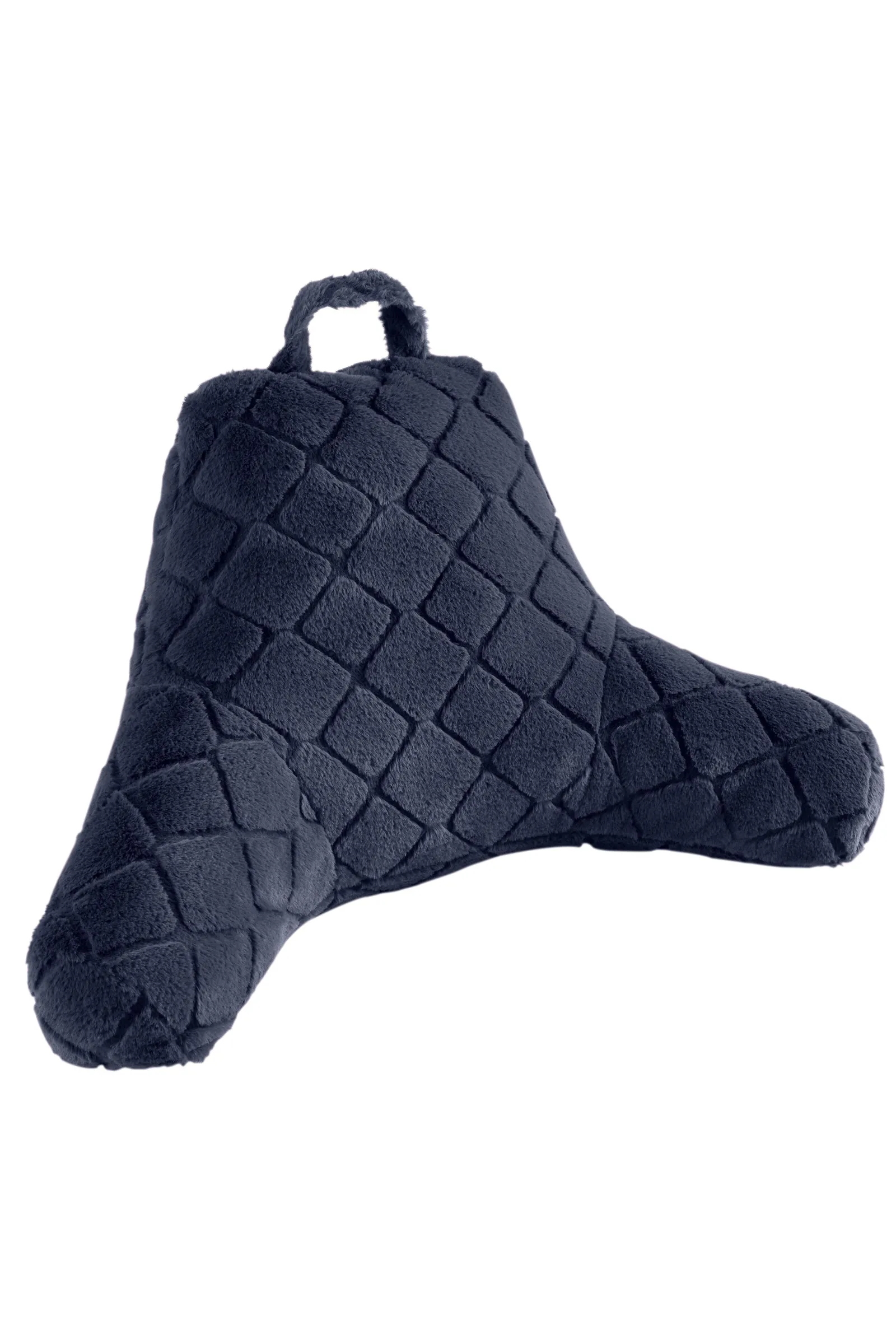 Catherine Lansfield 'Cosy Diamond' Cushion in Navy 4