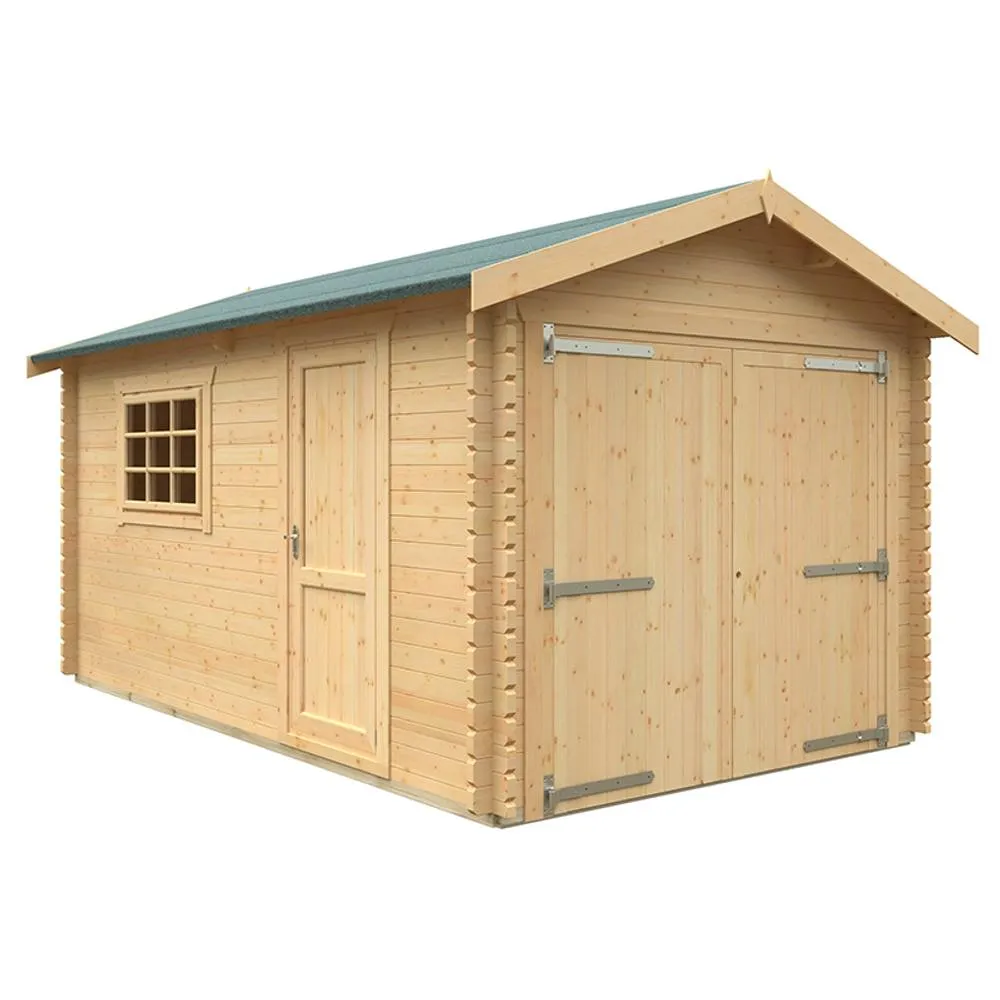 Buttercup Farm 16x10 The Warwick 44mm Cabin - L475 x W295 x H272.6 cm in Natural