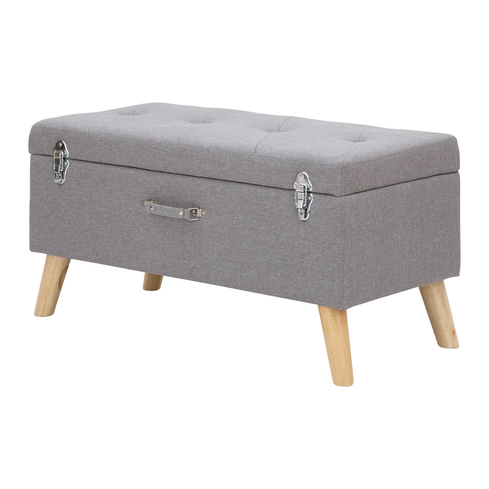 Minstrel Storage Ottoman Grey