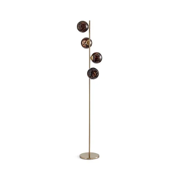 Kira 4 Light Tortoiseshell Floor Lamp 5