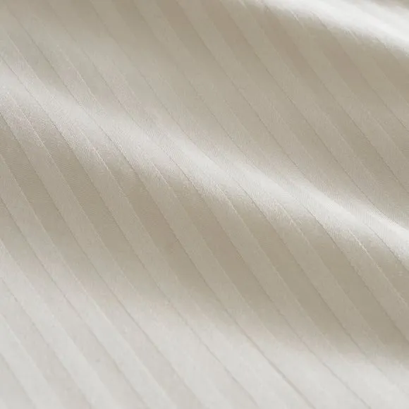 Hotel Cotton Stripe 400 Thread Count Flat Sheet 2