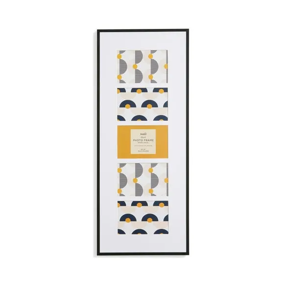 Skinny Metal Panel Multi Photo Frame 3