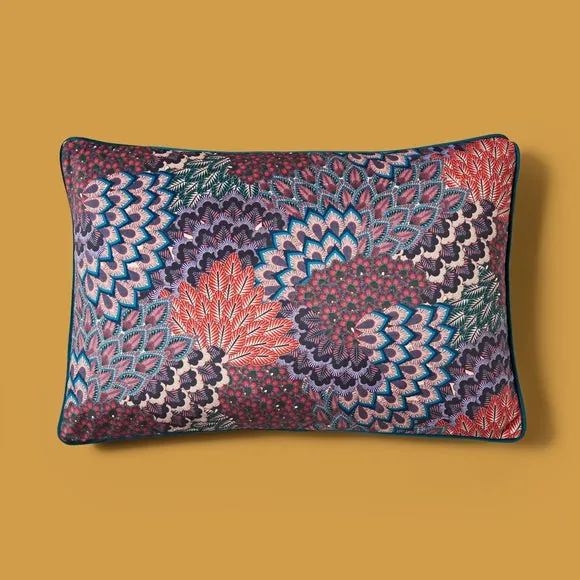 Copely Leaves Rectangular Cushion 3